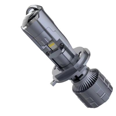 China Automotive Led Headlight Wholesale DC 12-24V LED White Yellow H4 H1 H7 9005 Projector 9012 9007 Mini Lens 3000k 4300k 6000k LED Headlight Projector Lens for sale