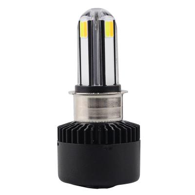 China Motorcycle Led Headlight RGB 3 Super Bright Sides Led Bulbs With Fan COB Cooling Universal for sale