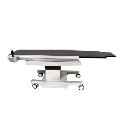 China Metal Fuyou Hospiatal Medical Equipment ISO CE Approved High End Slide 800mm Carbon Fiber Operating Table For ERCP DSA Operation for sale