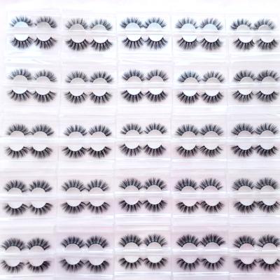 China Soft Cotton Band Your Own Brand Eyelashes 3d Mink Lashes made of Natural Mink for sale