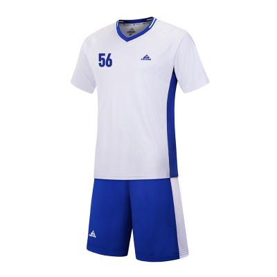 China New design outlet quality antibacterial men soccer train soccer clothes set polyester sport wear football uniform for sale