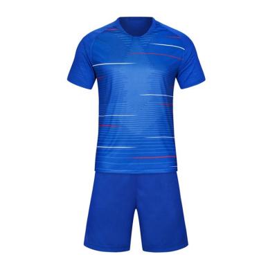 China Quick-drying new factory direct design custom printing sport men's football t-shirt in stock for sale