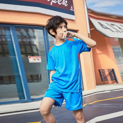 China Breathable New Kids Soccer Sportswear Cheap School Uniform Kids Soccer Suit Teen Running Singlet for sale