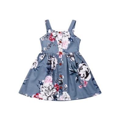 China Summer sleeveless dress maker ruffle dress lolita skirt baby bowknot dress baby girl bowknot dress breathable shirt shoulder straps for sale