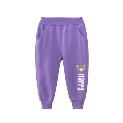 China Factory Wholesale Best Selling Breathable 100% Cotton Sports Boys And Girls Kids Pants for sale