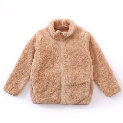 China Quality Assurance Paisley Boy And Girl Velvet Fabrics Warm Short Fleece Jacket for sale