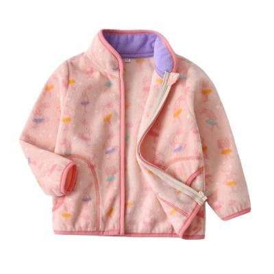 China Factory direct supply winter warm clothing 100% polyester fleece jacket autumn boy and girl for sale