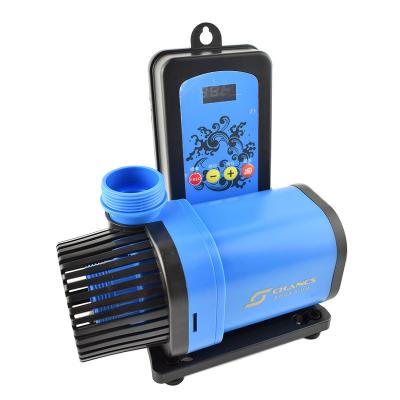 China Mini Pond Fish Aquarium DC Pump CHS4000 24V DC Water Pump Aquarium Water Pump for sale