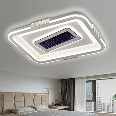 China Luxury Modern High Performance 3D Living Room Smart Home Dimmable Outdoor Mounted Acrylic Ceiling Lamps Fancy Led Ceiling Lamp for sale