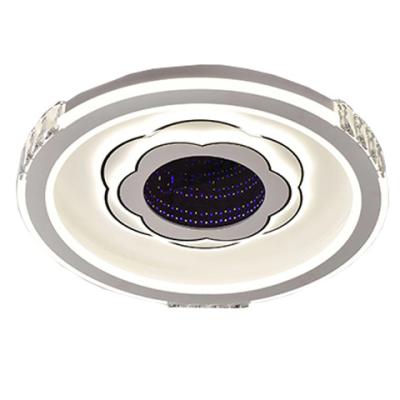 China High Brightness Modern Round Flower Shaped Hotel Bedroom Ceiling Adjustable Acrylic Outdoor Mounted Smart Lamps Led Ceiling for sale