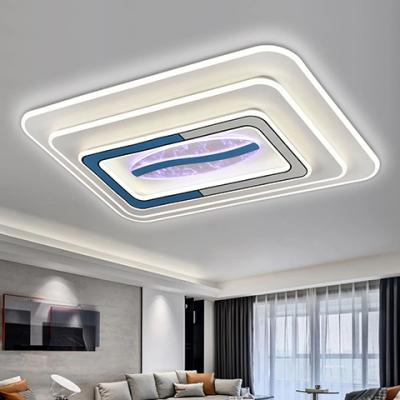 China Surface Mounted 2023 Smart Modern Outdoor Ceil Lamp Fixtures 2.4g Sound Fancy Mounted App Remote Control Lighting Corridor Home Led Ceiling Light for sale