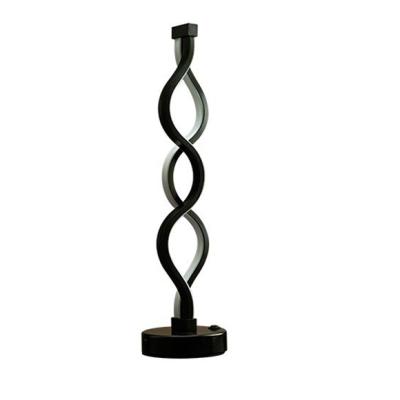 China Modern Hot Sale Modern Spiral Wave Shape Creative Table Lamp For Study Office Reading Eye Care Home Recess Side Decorative Led Table Lamps for sale