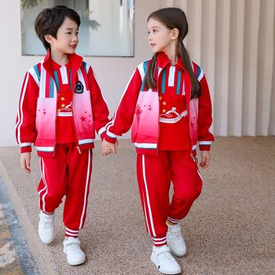 China 2022 New Parent-child Spring and Autumn Long Sleeve Sports Suit Sports School Running Student School Uniform for sale