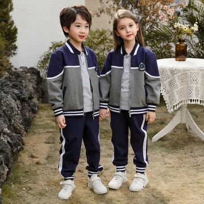 China School Summer Autumn Winter Boys Girls Sports Suits For Primary School Uniforms Customized for sale