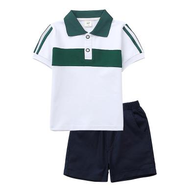 China School School summer clothes polo shirt pants and skirts British style for children, junior high school uniforms for sale