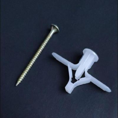 China Special building construction expansion pipe wall anchor with screws for expansion anchor aircraft shaped gypsum board for sale