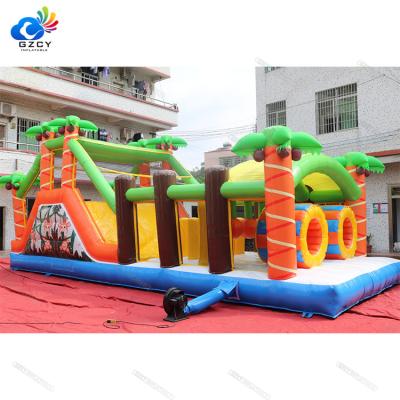 China Large PVC Obstacle Course Commercial Inflatable Combo Party Rentals Inflatable Obstacle Course for sale