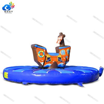 China Water Proof and Fire Resistance Commercial Grade Interactive Sports Game Inflatable Mechanical Rodeo Bull Riding Game for Sale for sale