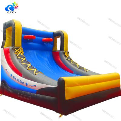 China Water Proof And Fire Resistance Indoor Kids Shooting Games Inflatable Basketball Shooting Machine For Sale for sale