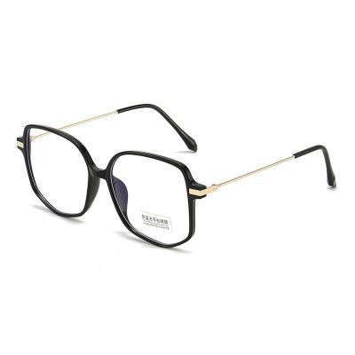 China 2022 Anti Fog Transparent Glasses Computer Eyewear Eyewear Square Light Blue Men Women Anti Blocking Eyeglass Spectacle Optical Eyewear for sale