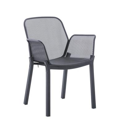 China Outdoor Furniture SHENGFANG Wire Mesh Outdoor Bistro Chair for sale