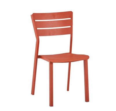 China SHENGFANG Furniture Outdoor Metal Plate Outdoor Bistros Chair for sale