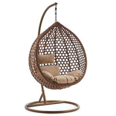 China New Design NO.L10 Modern Wicker Rattan Eggs Hanging Chair for sale