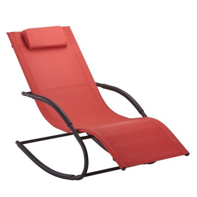 China Modern Y08 Mesh Pool Chair Lounge Metal Beach Chair for sale