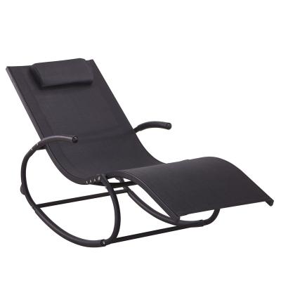 China Modern Outdoor Y12 Reclining Garden Rocking Lounge Chair for sale