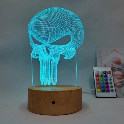 China Cool 3D Coolest Motorcycle,Motion Sensor Micro Light Base ABS Autobike Optical Illusion Night Light Lamp Globe USB Fast Shipping for sale