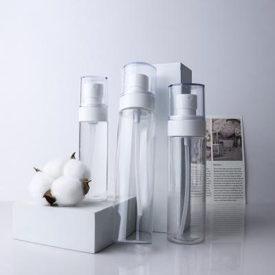 China Single Luxury Plastic Underwall Mist Thick Thick Spray Bottle Cosmetic Plastic Packaging 100ml 80ml 50ml for sale