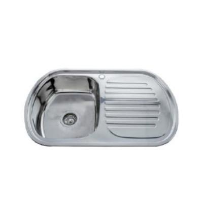 China Without Faucet High Quality European Style Wash Down Round With Drain Board en venta