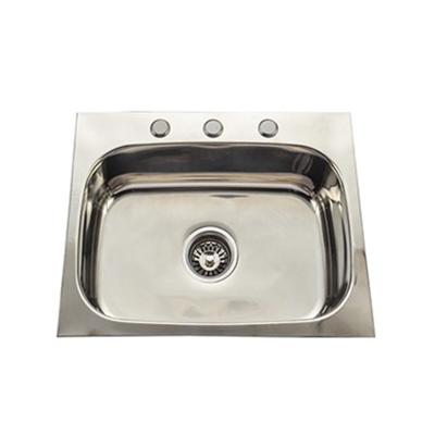 China Without Faucet Hot Selling Stainless Steel Single Bowl Stainless Steel Kitchen Sink en venta