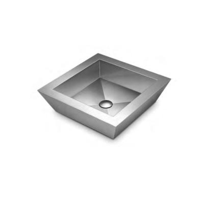 China Modern Modern Bathroom Sink 304 Stainless Steel CUPC 16 Gauge Hand Lavatory Toilet for sale