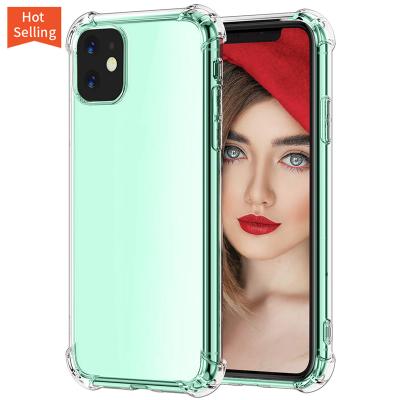 China Hot Selling Simplicity Fashion Anti-scratch TPU Transparent Clear Acrylic Phone Case For i7 8 x 11 pro plus Mobile Phone Cover Shell for sale