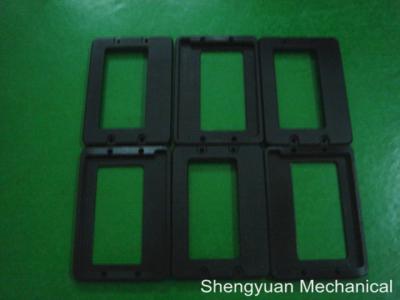 China Customized Precision Mechanical Parts Hard Anodizing Black AL6061 Upper Cover for sale