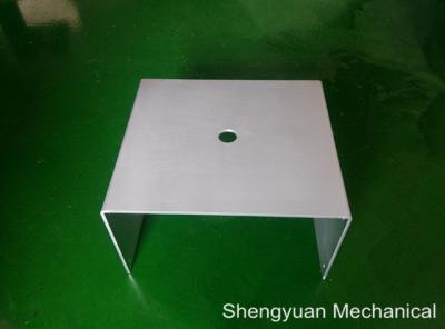 China Aluminium Alloy Precision Sheet Metal Bending Plate Clear Anodize Box Cover for sale