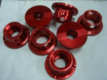 China Aluminum AL7075 CNC Precision Machining Parts With Red Anodize for sale