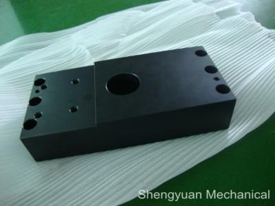 China Cold Rolled Steel Precision Milling Machined Parts with Black Anodize for sale