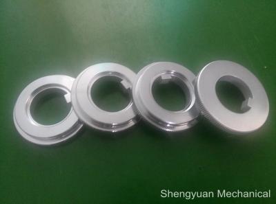 China Aluminium CNC Precision Turned Parts Clear Anodize Power Transmission Flange for sale