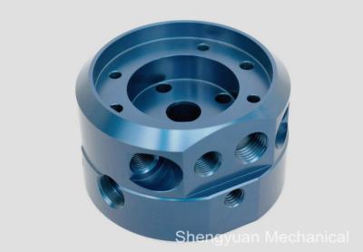 China El azul que trabaja a máquina de la precisión del CNC anodiza y puliendo con chorro de arena el CNC que da vuelta para el aparato médico en venta