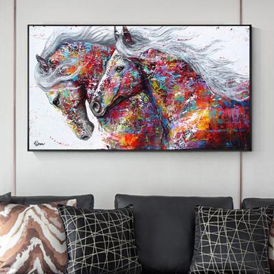 China Luxury Eco-friendly Light Horse And Decoration Living Room Atmosphere To Successfully Enter The Entrance Hall Hotel Bedroom Corridor Hanging for sale