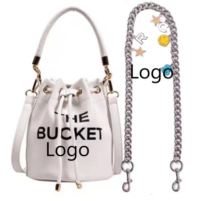 China 2023 New Vintage Design Famous Brands Women's Handbags Handbags and Purse Luxury PU Leather Bucket Purse for sale