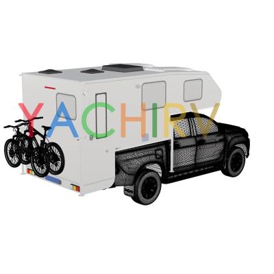 China Outdoor Offroad Travel Trailer Travel Slide On Light Duty Camper Truck Cabin Truck Pickup Camper for sale