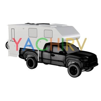 China Luxury Outdoor Spacious Outdoor Travel Trailer Off Road Slide On Camper Truck Cabin Off Road Truck Camper for sale