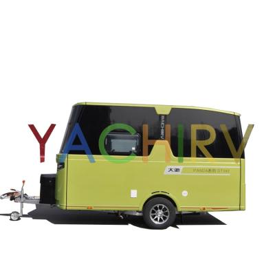 China Luxury Travel Trailer Factory Manufacture Camper Motorhome RV Trailer Towing Caravan for sale