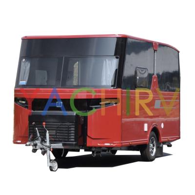 China Luxury Outdoor Spacious Offroad Travel Trailer Camper Outdoor Camper Towing Caravan For Sale for sale