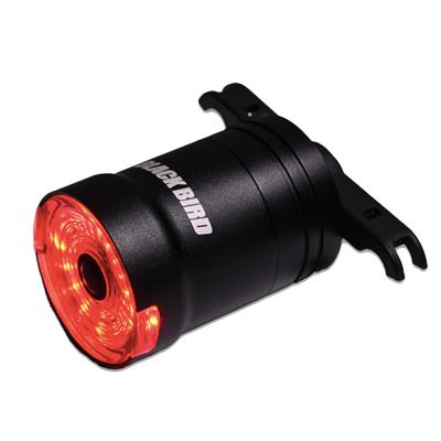 China Silica gel+engineering plastic+6061 back light AL alloy blackbird smart recharge bicycle night riding highlight red led bicycle tail light for sale