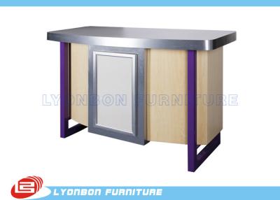 China Store / Shop Cash Counter MDF Display SGS ISO , Laminated Melamine Finished for sale