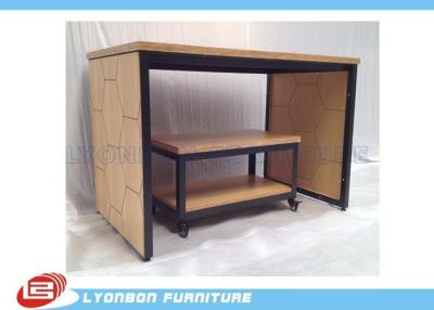 China MDF and metal display table Display Tables for retail sale shopping mall display table à venda